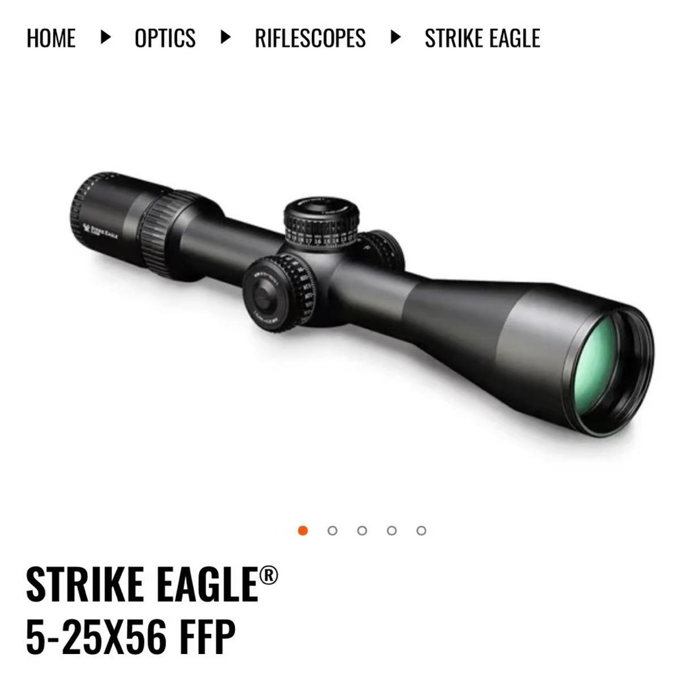 Strike Eagle 5-25x56 FFP Riflescope
